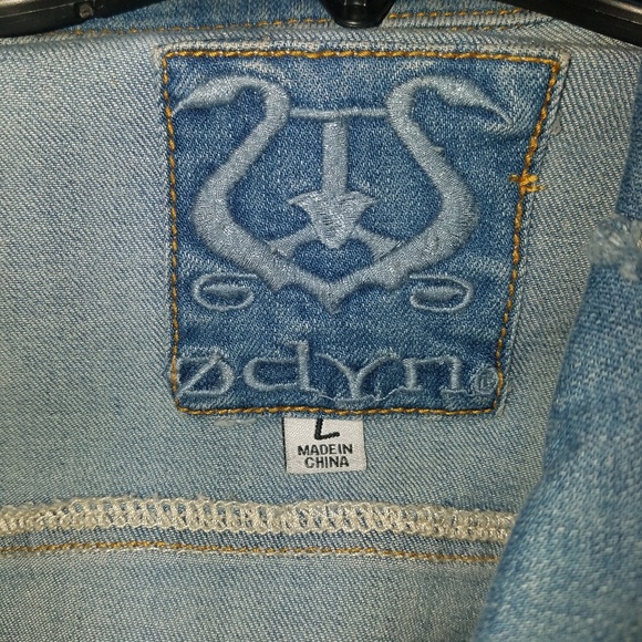 Jean Jacket Size Large Preowned - Picture 2 of 3